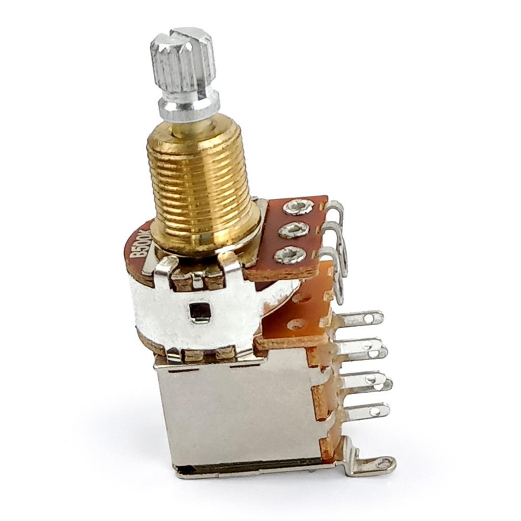 A500K/B500K Push Pull Guitar Control Pot Volume Potentiometers Guitar Switch Knob Linear Taper Potentiometers Enduring