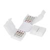 10/20 Pcs/Set 10mm 4 Pin LED RGB Connector Set Connecting Extending Unwired Gapless Solderless SMD 5050 RGB Connector