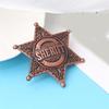 Six Point Star Brooch Metal Construction Easy Clip On Designs Accessories For Weddings Corporate Event