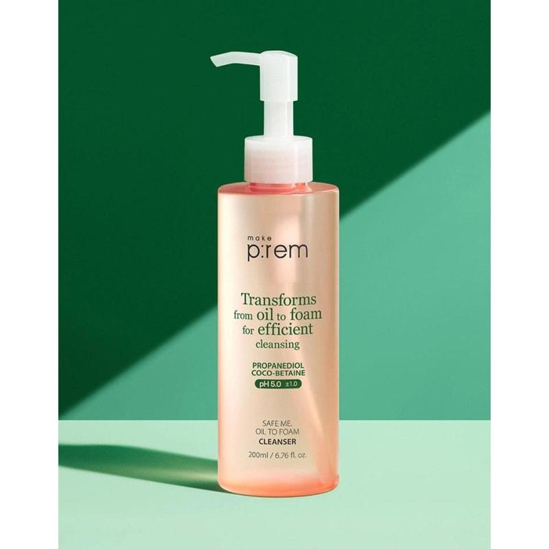 

Safe Me Moisture Oil-to-Foam Cleanser 200ml (+Inteca Cream 20ml)