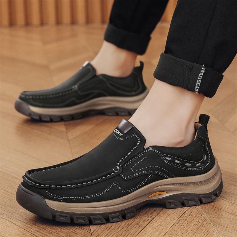 Men's Loafers Fashion Casual Shoes Comfortable Platform Flats Leisure Men Flats Classics Outdoor Trekking Shoe