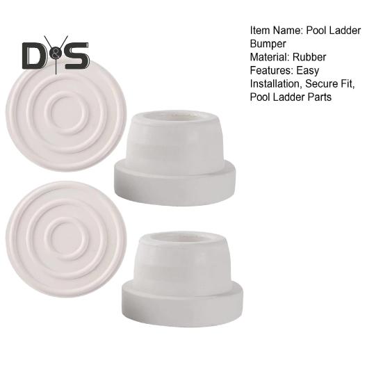 Protecție pentru scară de piscină pentru piscine îngropate Capac opritor pentru scară Se potrivește cu tubulatura scării de piscină de 1,90 inch Capac opritor interior Piese pentru scară de piscină pentru