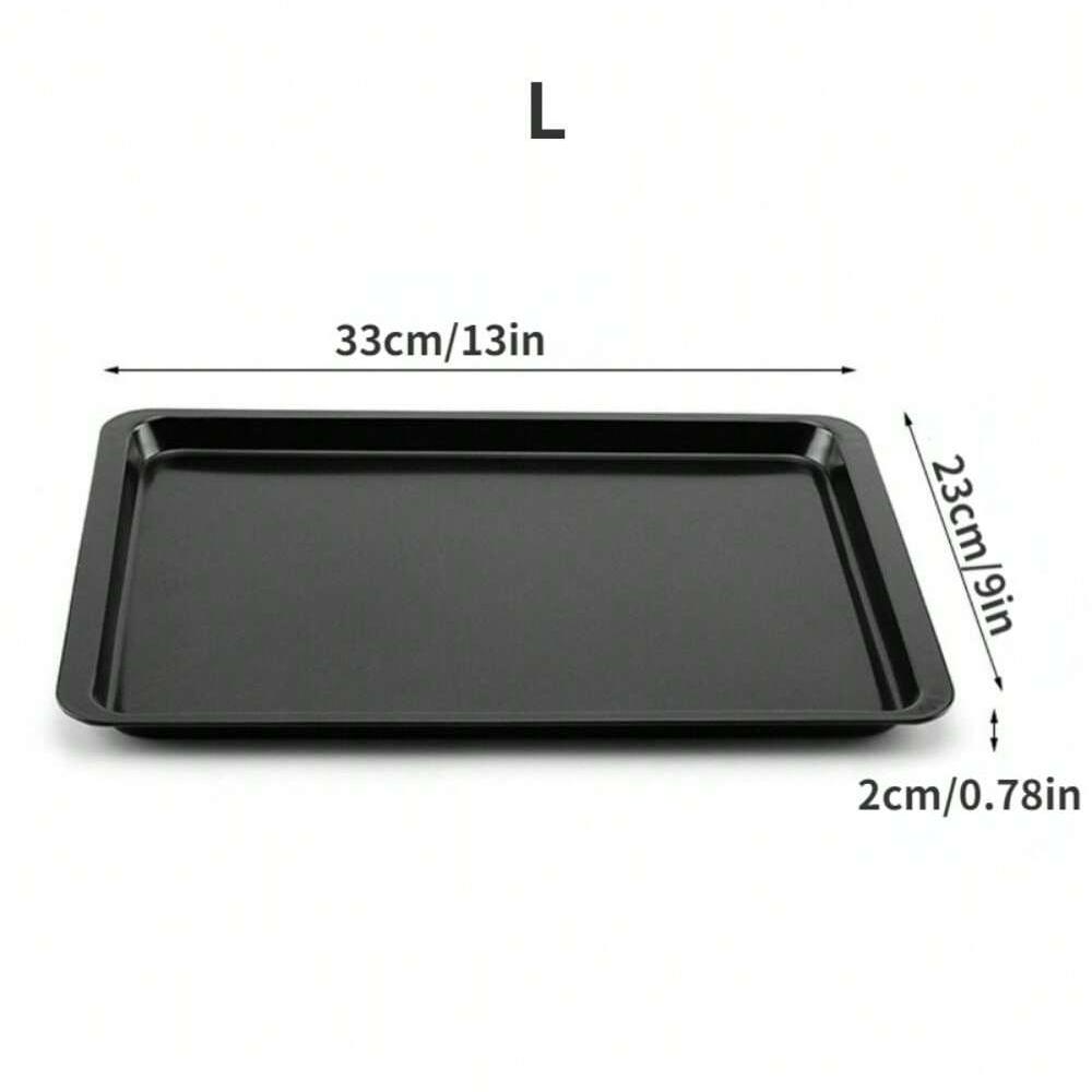 Rectangular Non-Stick Cookie Oven Baking Tray Sheet Carbon Steel Bread Cake Baking Tray Pans Pizza Mold Kitchen Cake Baking Mat