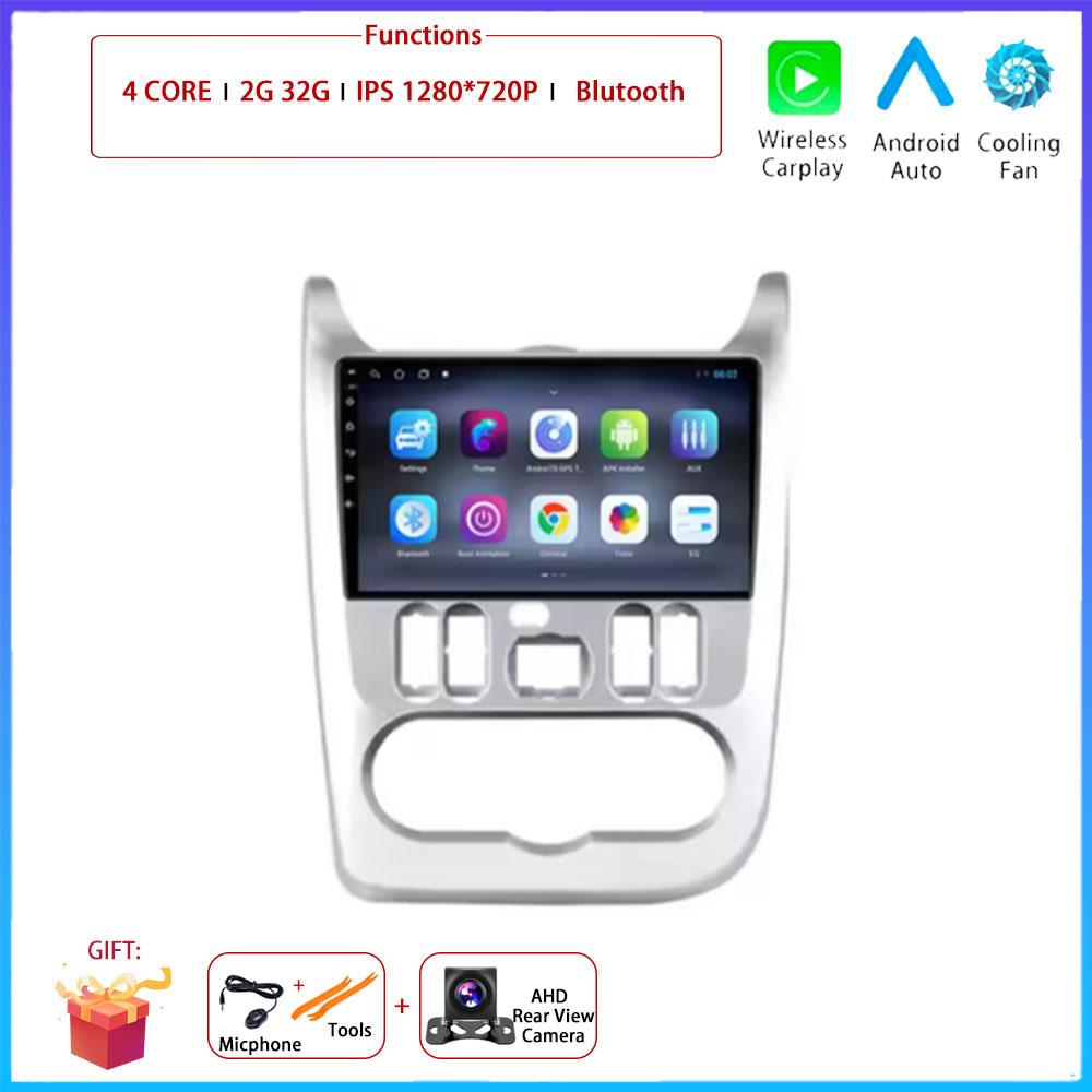 Android Carplay For Renault Logan 1 Sandero 2009 - 2015 For Lada Largus Car Radio Navigation GPS Multimedia Video Player