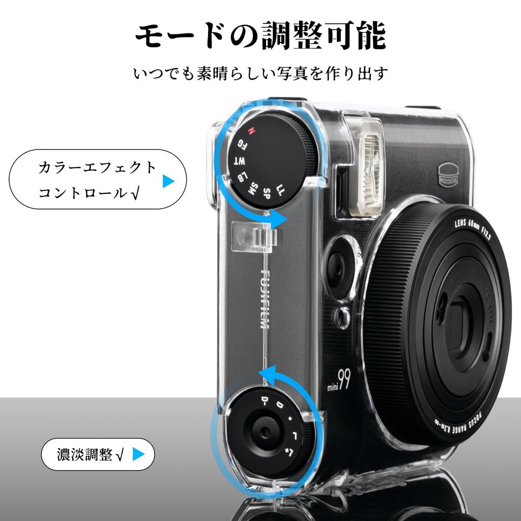Rieibi FUJIFILM instax mini99 Hülle, instax mini99 Hülle, Sofortbildkamera mini99 Hülle, instax Film, instax mini99 Kameratasche, instax Kamera Schutz