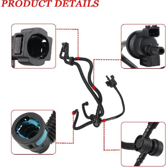 Vapor Canister Purge Valve for Ford Fusion 2017 2018 2019 2020 1.5L L4, Vapor Canister Evap Purge Valve/Solenoid Replaces HG9Z9D289F HG9Z9D289A