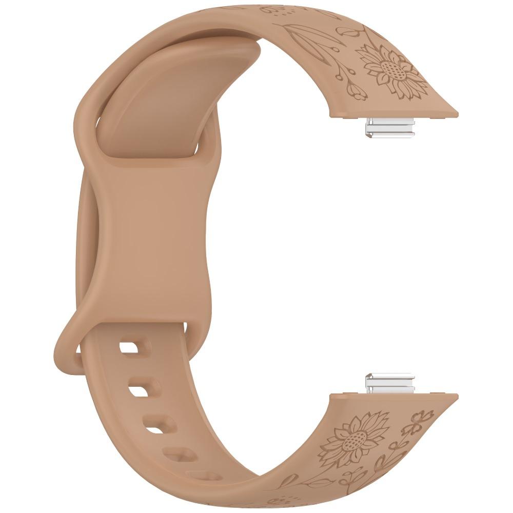 Silicone Engraved Women Strap For Huawei Fit5 5Pro Band Replacement Wristband for Huawei Fit4 4Pro 3 Bracelet Band Accessories