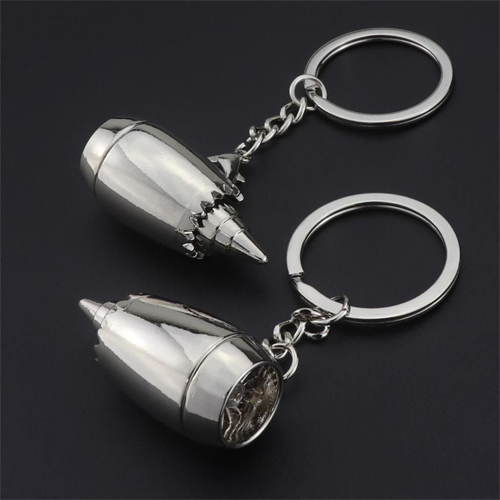 Aircraft Engine Model Keychain for Key Ring Creative Personality Aircraft Ke