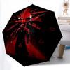 Witcher: Dark Warrior Automatic Umbrella - Suitable Travel Outdoor Portable Umbrella Birthday Gift Daily Essentials