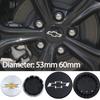 Para MALIBU XL AVEO CAPTIVA CRUZE IMPALA LACETTI Sail SILVERADO 53mm 60mm Tapacubos Centrales para Rueda de Coche