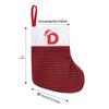 New Cross-Border Christmas Stockings: Festive Red English Letter Party Pendants for Kids