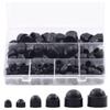 145Pcs Protecting Hexagon Screws Bolts Kit M4 M5 M6 M8 M10 M12 Hexagon Protection Caps Cover Black White Hexagon Nuts Bolt Cover