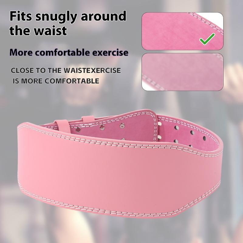 1Pc Weight Lifting Belt For Men & Women Gym Weightlifting Belt Powerlifting Belt For Heavy Strength Training For Squat Deadlift