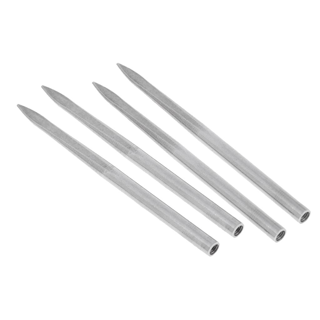 4pcs Stainless Steel Paracord Fid Lacing Stitching Braiding Needles 80x5mm