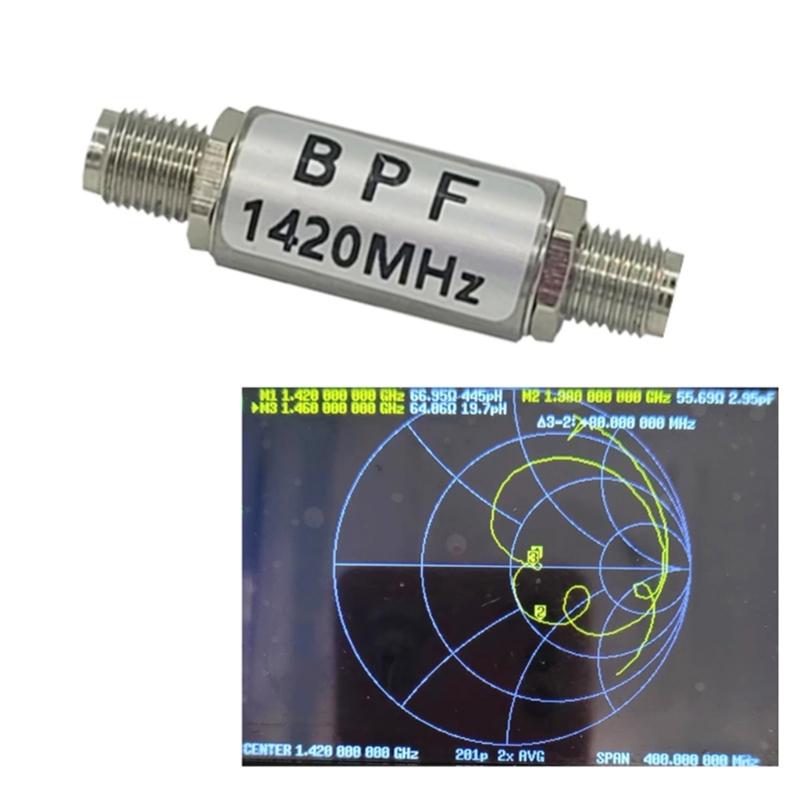80MHz Band for 1420MHz Radio Astronomy 1420MHz  Bandpass Filter High Performances  Adapter Upgrades for Radio Astronomy