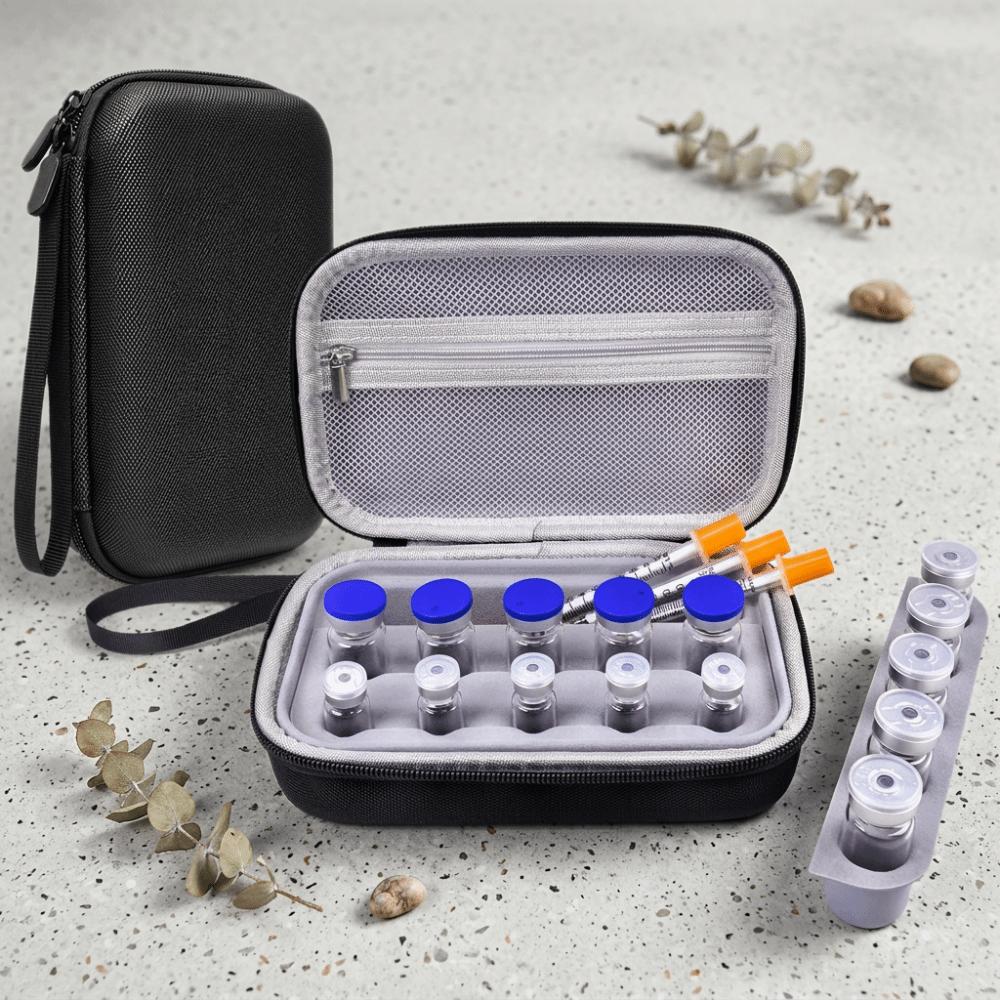 Groove Fixation Pill Storage Box Waterproof Essential Oil Case  Cold Storage