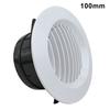 75-200mm Air Vent Grille Circular Indoor Ventilation Outlet Duct Pipe Cover Cap Kitchen Heating Cooling Vent System Air Vent