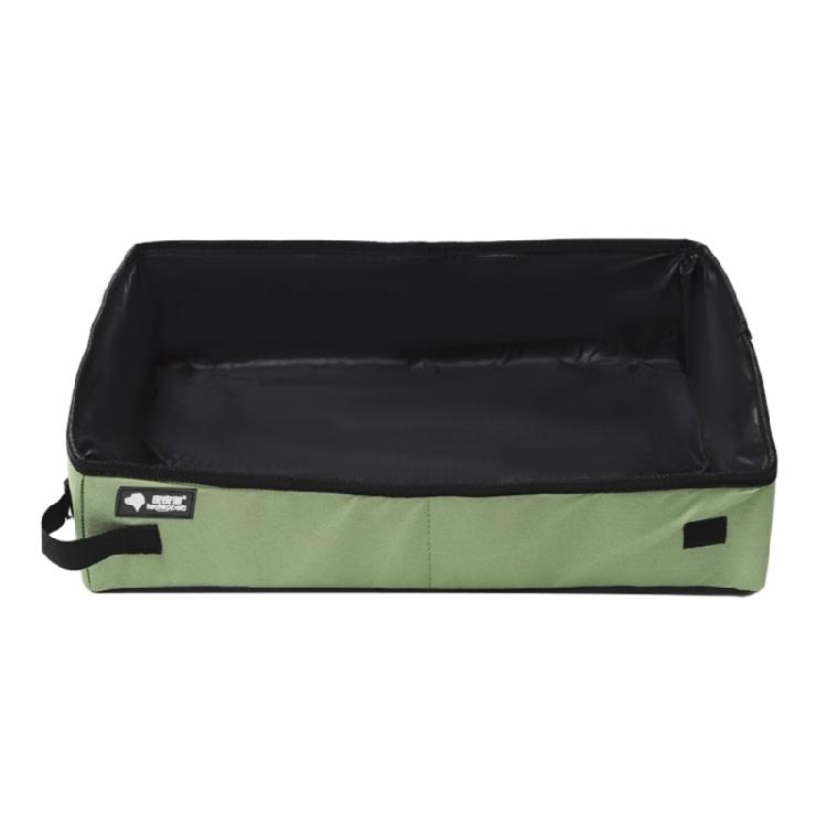 

Travel Cats Litter Box Portable Litter Pan Lightweight Leak Proof Easy to Clean S зелений