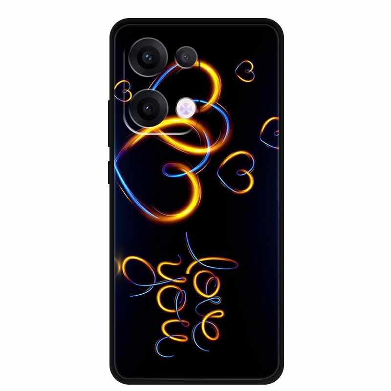 TPU Case For OPPO Reno 13 5G Phone Case Coque Shocproof Black Silicone Soft Back Cover For OPPO Reno 13 Reno13 Pro Case Funda