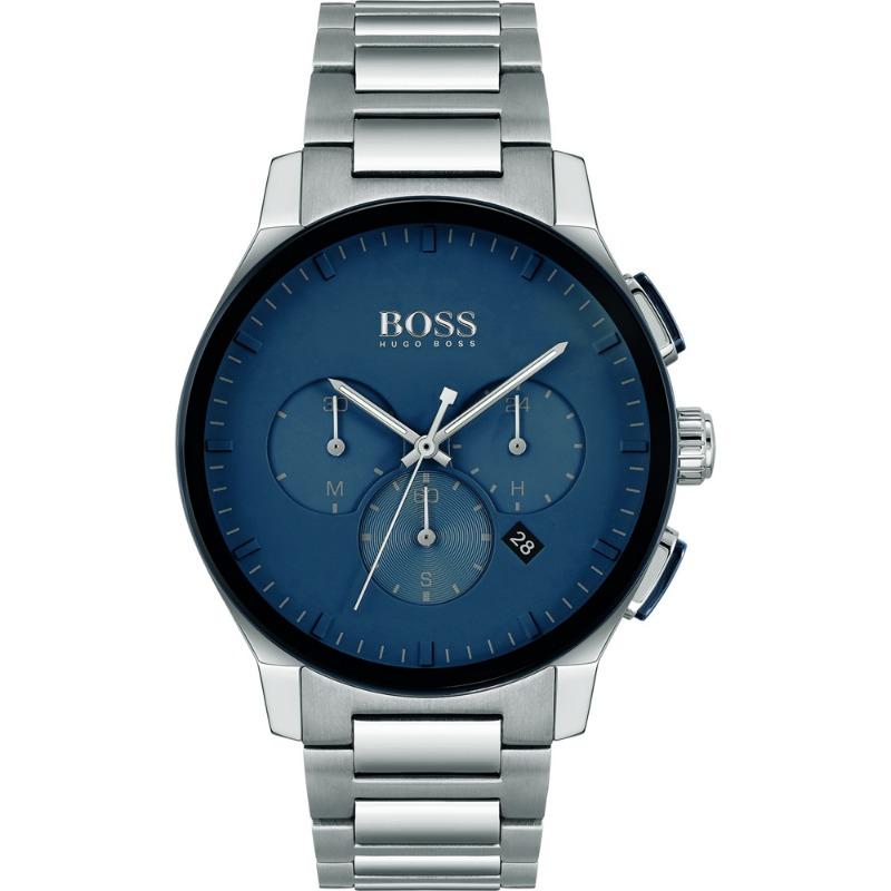BOSS Peak Metal Silver Men s Quartz Watch 1513763