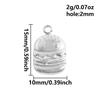 5pc Exquisite Food&Fruit Pendant Three-Dimensional Small Bag Charm Stainless Steel Pendants For Jewelry Making Supplies Breloque