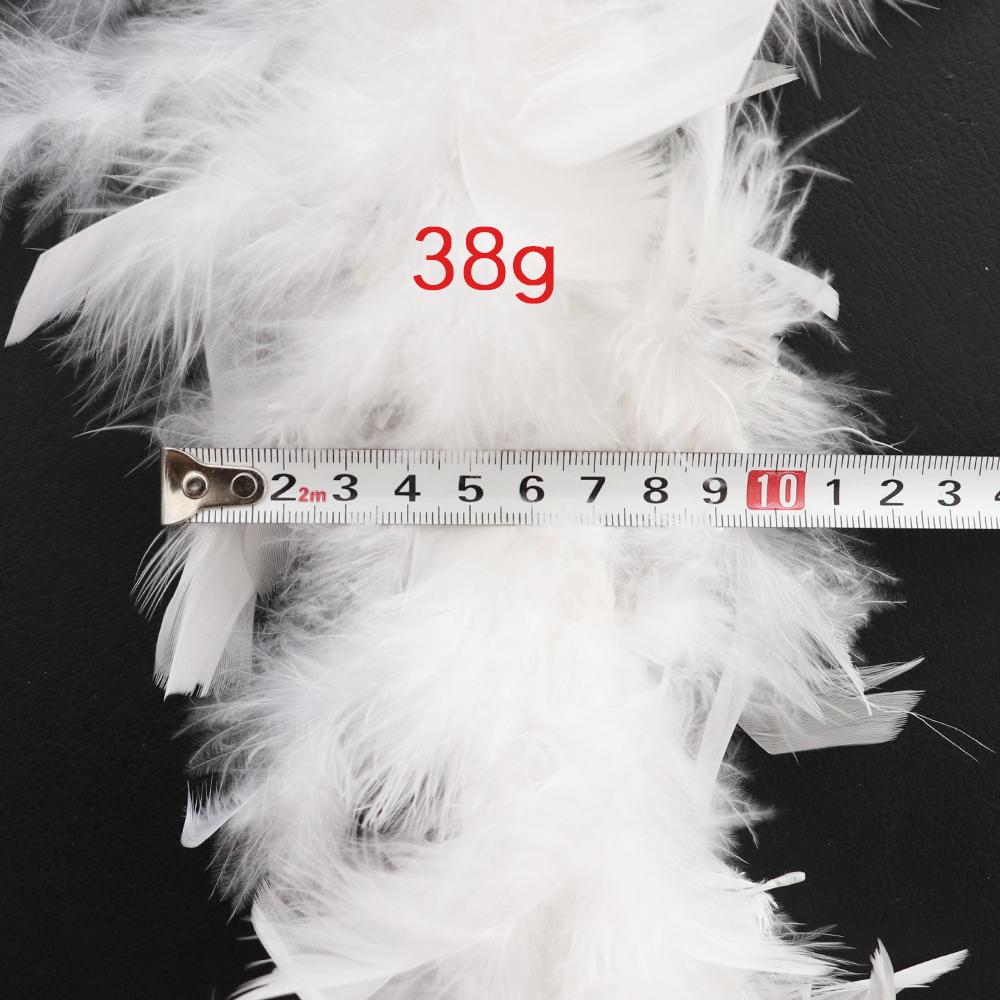 DIY 2 Yards Ostrich Feathers Boas Tuekey Marabou Plume Boa Multiple Styles for Wedding Dress Decoration White Plumage Shawl Tapes