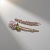 Exquisite Wisteria Flower Bangs Broken Hairclip High-end and Versatile Side Clip Exquisite Straight Clip Headband Hair Accessory