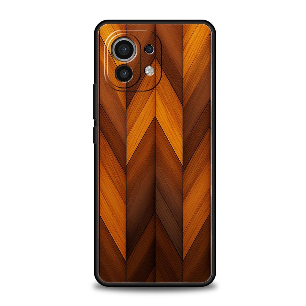 Luxury Vintage Wood Grain Pattern Phone Case Cover for Xiaomi Mi 17 15 14 13 12 11 Ultra 15T 14T 13T 12T 11T Pro Lite Soft TPU