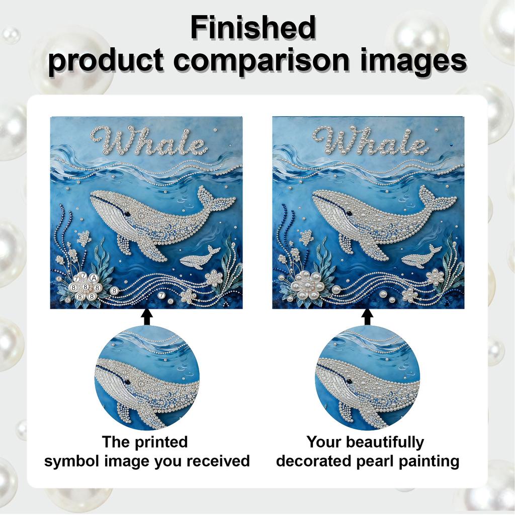 Pittura con Punti Perla Fai-da-te per Adulti/Principianti Regalo Decorazione per la Casa Kit Artistici Pittura Perla 30x30cm Con Telaio