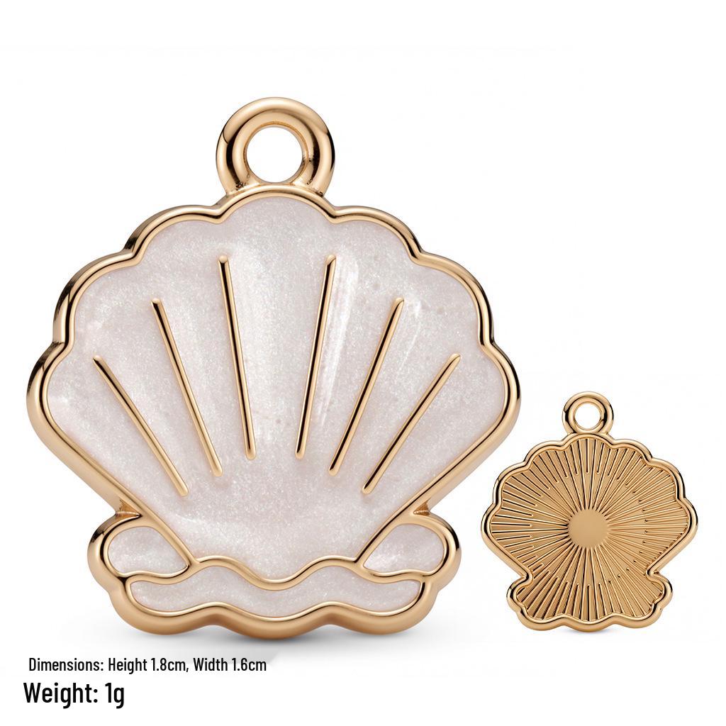 Colorful Alloy Ocean Charm Pendant for DIY Bracelets & Keychains
