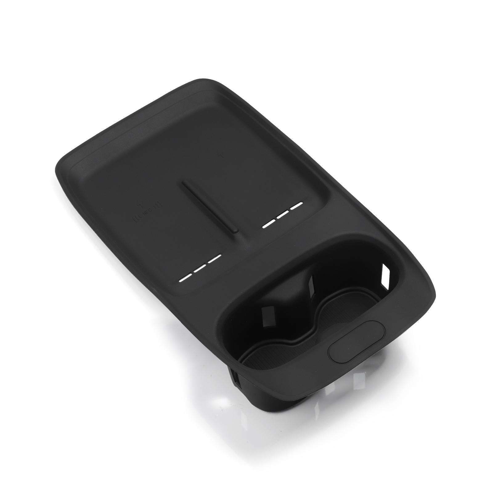 

for Xpeng P7+ Wireless Charging Pad Water Cup Holder Phone Storage Box Mat Central Armrest Non-slip Car Interior Accessories