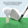 4 Pcs Golf Practice Tees Indoor and Outdoor Golf Soft Rubber Tees Holder for Golf Hitting Mats and Outdoor Training