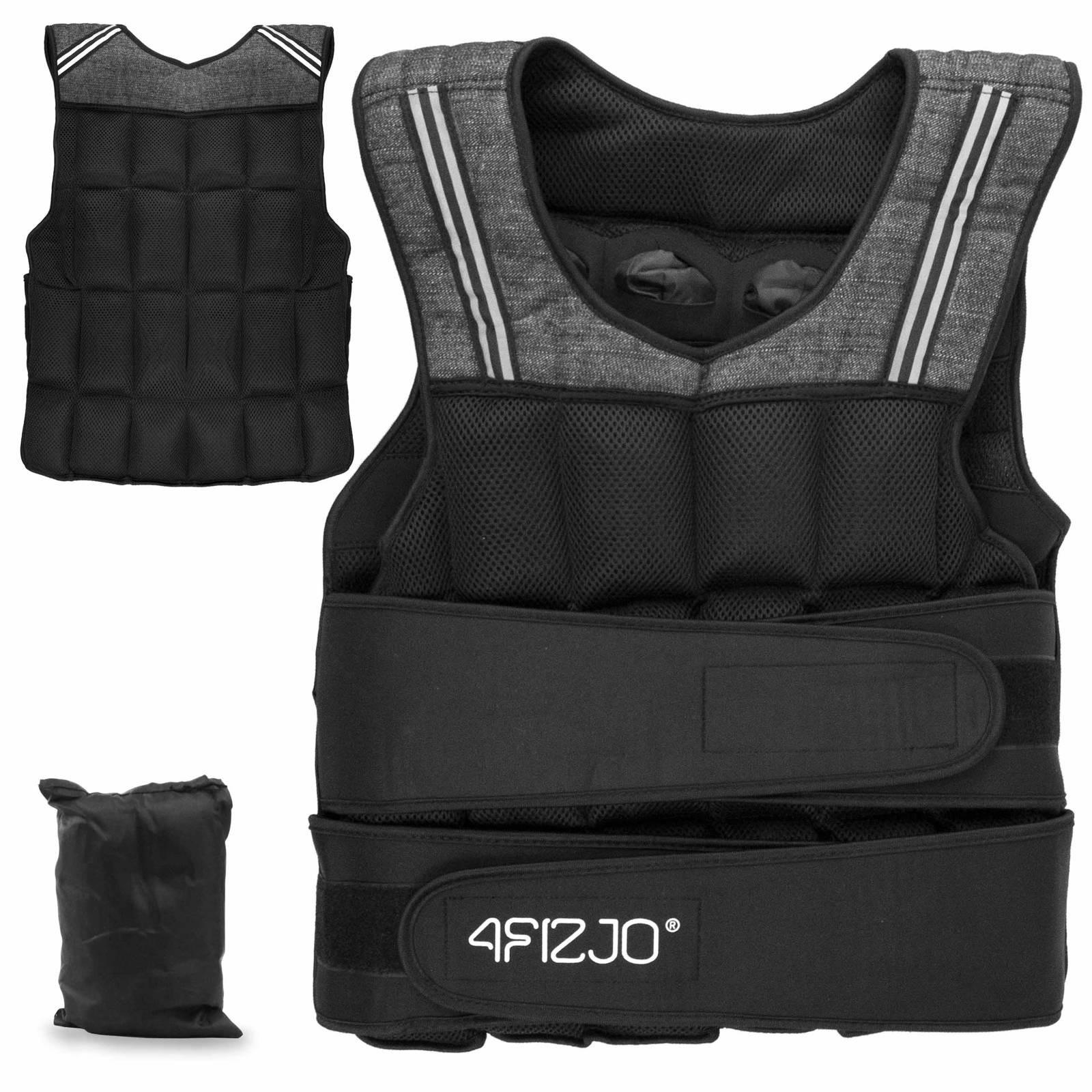 4FIZJO - Training Gewichtsvest - 20/30 kg - Verstelbaar - Duurzaam