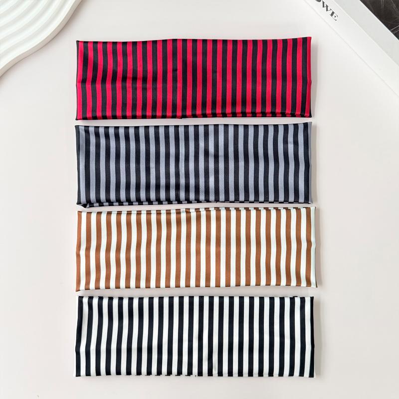 Stylish Women's Hair Bands Sweet Striped American Stretch for Sports Travel Fitness