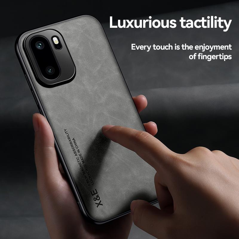 KEYSION Luxury Retro PU Leather Phone Case for OnePlus 15R Soft Silicone+PC Shockproof Phone Back Cover for OnePlus 1+ Ace 6 6T