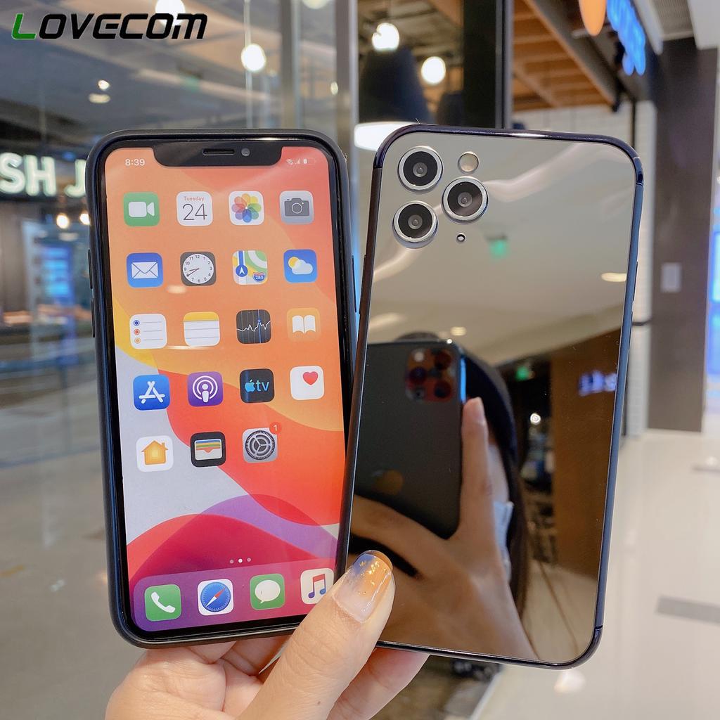 Buy LOVECOM Mirror Silicone Case for IPhone 11 11 Pro Max 7 6 6S XR XS ...