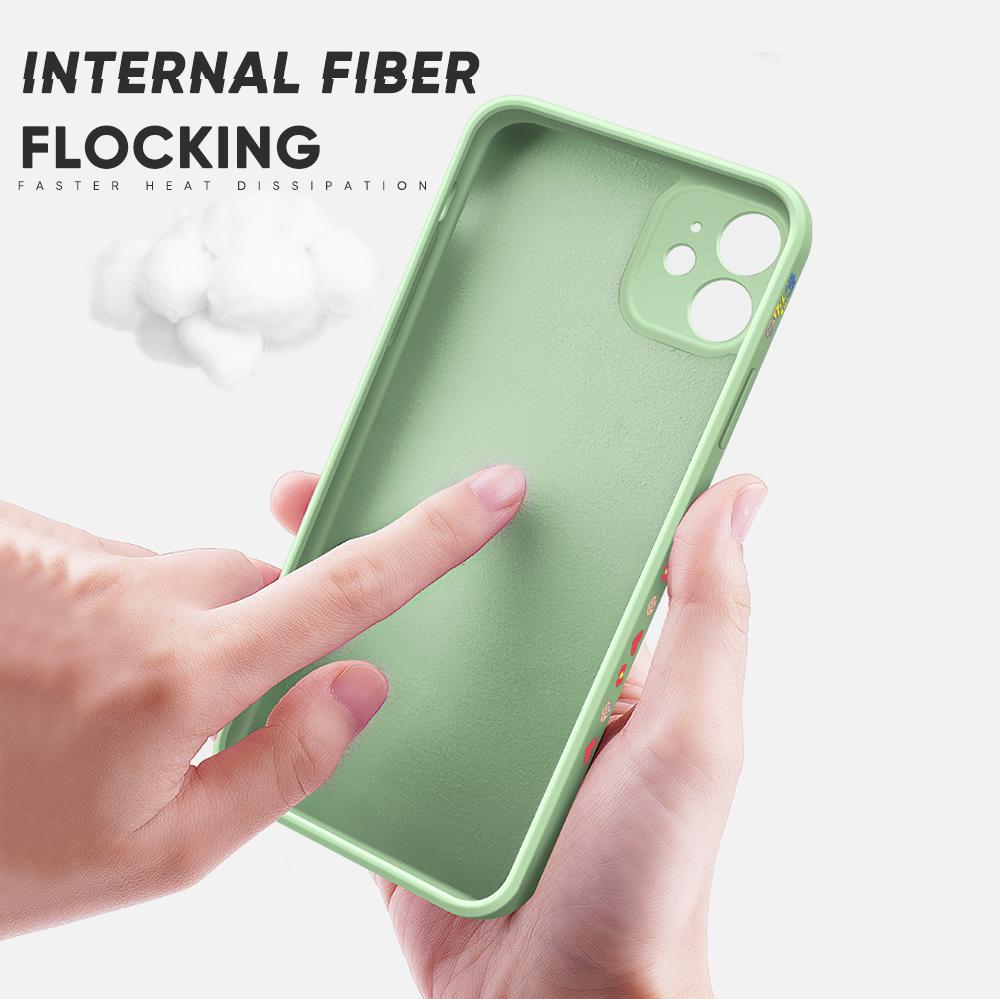 Cartoon Lovely Girl Phone Case for Redmi Xiaomi POCO Note 10 Pro 9 9A 9T 10C 8 7 11 Lite 5G X3 M3 Square Edge Soft Full Camera Protect Cover Case