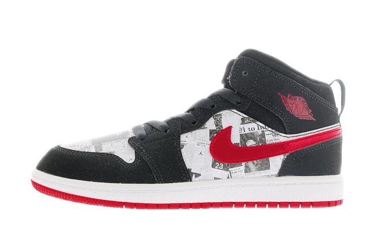 Jordan 1 Mid SE PS Газета Air Times BQ6932-061 11C
