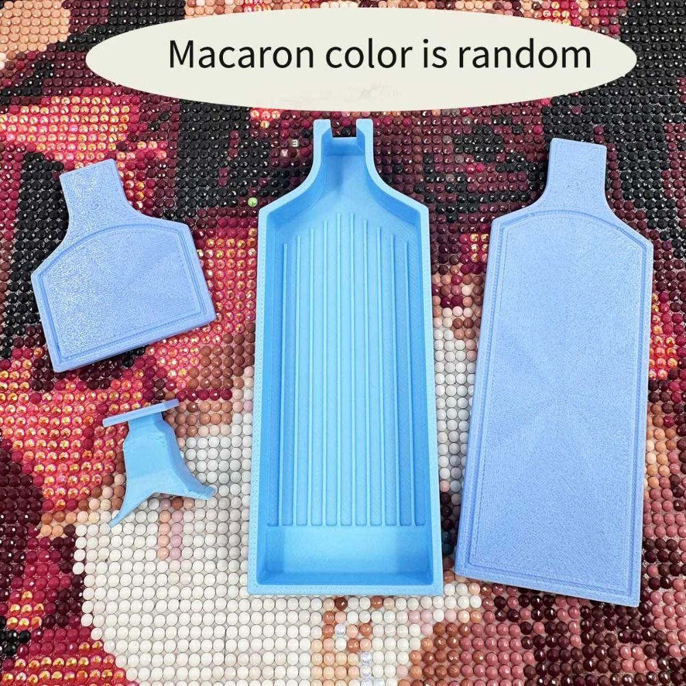 DIY Basteln 2in1 Große Diamantmalerei Schale Stickerei Große Kapazität Perlen Sortier Aufbewahrungsschale Mit Deckel Bunt