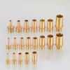 1/8" 1/4" 3/8"Brass Pipe Fitting Barb Tail Male Connector Joint Copper Coupler Adapter Rain Water Filter Agricultural Irrigation