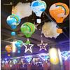 Festival Hot Air Balloon Paper Lantern - Decorative Ceiling Hanging for Stores & Kindergartens.