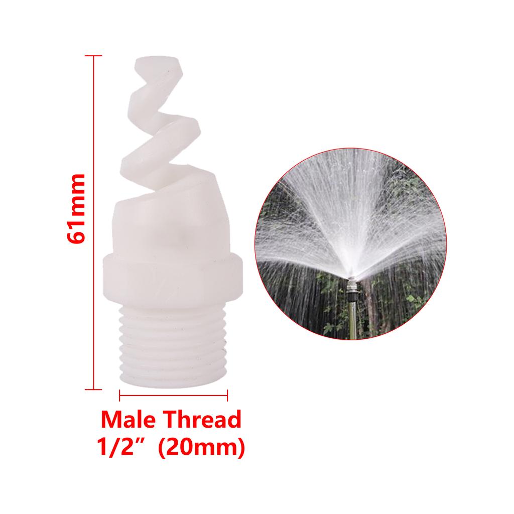 1/4" 3/8" 1/2" 3/4" 1" Male Spiral Cone Spray Nozzle Cooling Tower Cooling Dust Collector Sprinkler Garden Yard Lawn Sprinkler