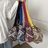 Large Capacity Canvas Crossbody Bag Bohemian Embroidery Message Bag  Outdoor