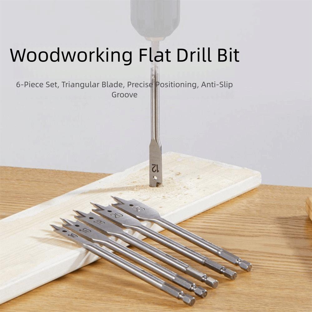 High-carbon Steel Woodworking Tool Sets Long Woodworking Spade Drill Bits  Carpenters Bit