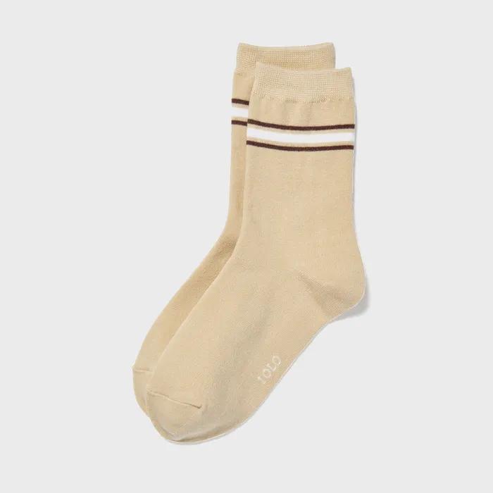 Line Socks_Beige