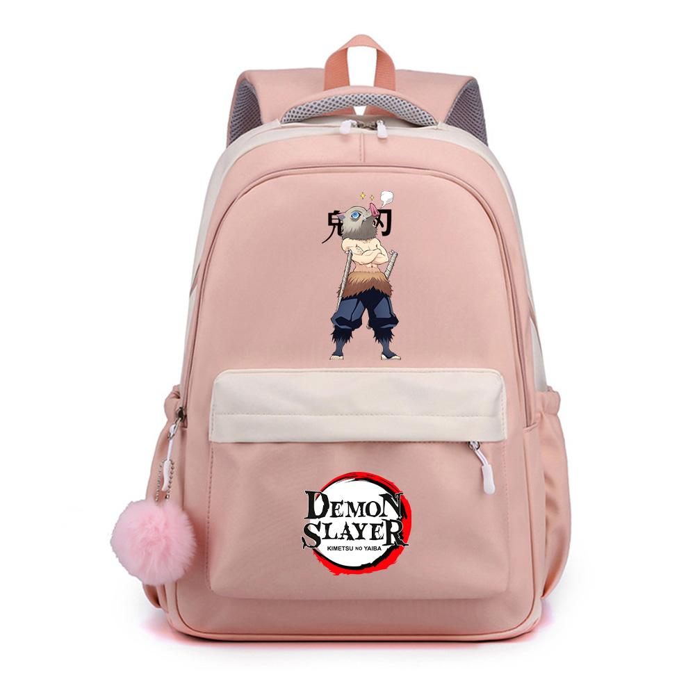 Anime Demon Slayer Printed Backpack for Teenger Student Girl Boy Schoolbag Bookbag Gift Women Large Capacity Waterproof Travel Bag Mochila