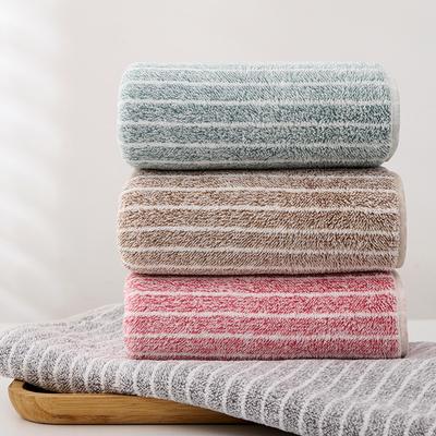 35x75cm Towel Warp Knitted Coral Fleece Adult Face Towel Household Gift Towel Household Daily Necessities