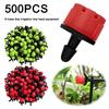 500Pcs 1/4 Inch Adjustable Drip Irrigation Drippers for Efficient Watering in Gardens Yards and Greenhouses