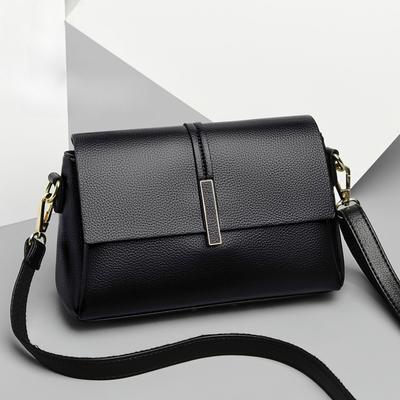 Bolso de Hombro de Cuero de Vaca de Nicho de Alta Calidad para Debajo del Brazo, Bolso de Mano de Cuero Genuino, Bolso Cuadrado Pequeño de Moda para Mujer