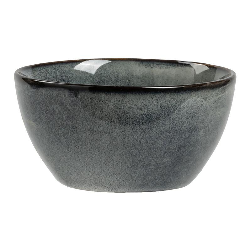 Retro Ceramic Rice Bowl Tableware High-End Sense Niche Bowl Commercial Small Bowl Restaurant Hotel Round Dessert Bowl